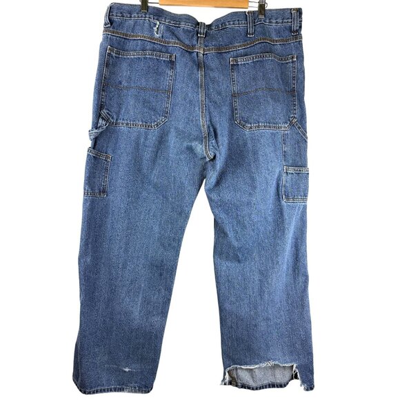 VTG 2000's Distressed Skater Carpenter Faded Glory Denim Jeans, Men's 42 Waist - Picture 2 of 12